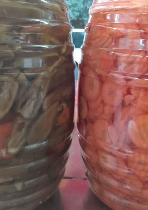 Una foto de Verduras en vinagre