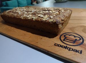 Una foto de Pan de plátano y avena