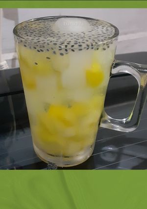 Foto resep Es buah labu siam & nanas