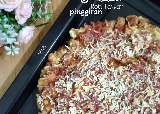 Resep Pizza Pinggiran Roti Tawar Oleh Safitri Yunitasari Cookpad