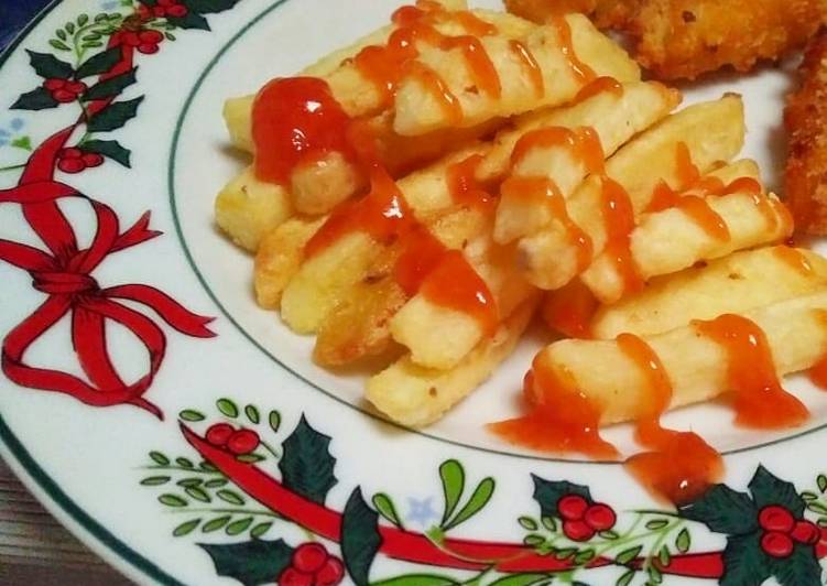 Resep French fries homemade Anti Gagal
