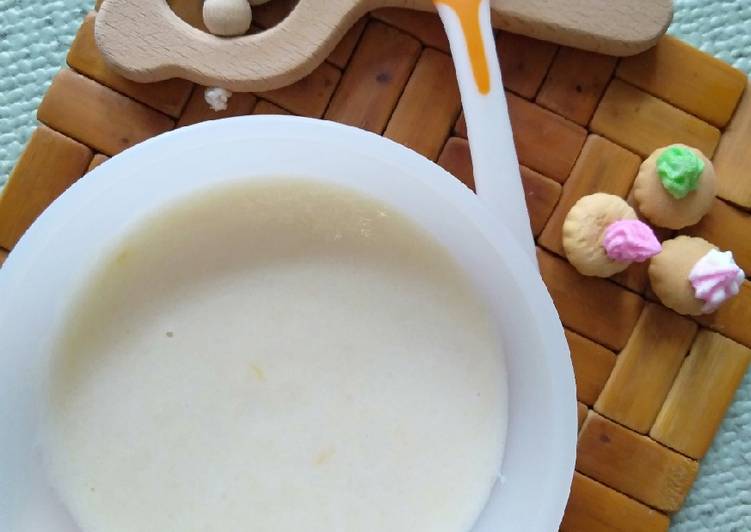 Langkah Mudah untuk Menyiapkan MPASI bubur SUN rasa APEL ala² 6bln, Menggugah Selera