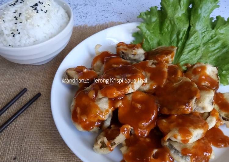 Terong Krispi Saus Thai
