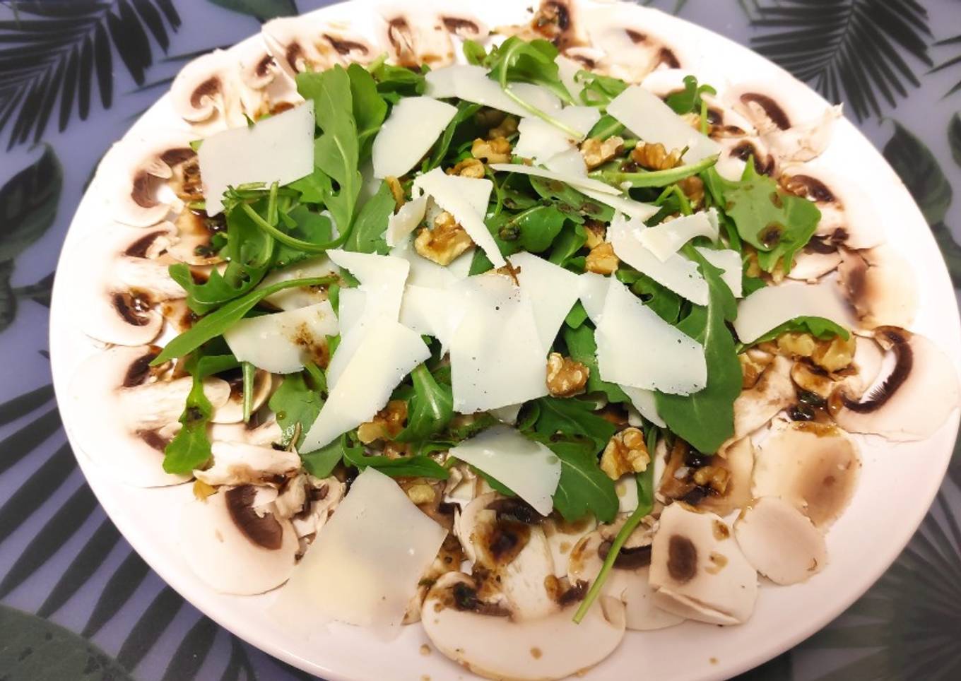 Carpaccio de champiñones
