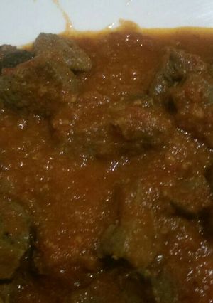 A picture of Stewed liver.