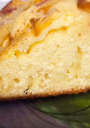 Una foto de Torta de manzana económica