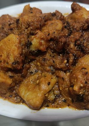 A picture of Masaledar dahi arbi ki sabzi.