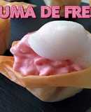 Espuma de Fresas