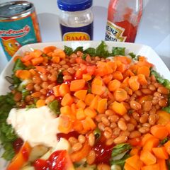 A picture of Mix vegetable salad.