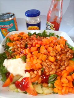 A picture of Mix vegetable salad.