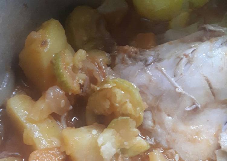 ايدام بالدجاج بقدر الضغط