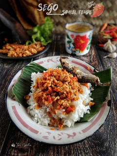 Foto resep Sego Sambel Tempe