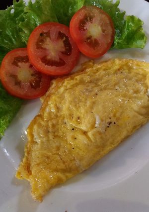 Hình của món Bánh mì ốp lết.