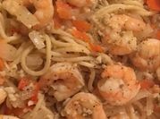 A picture of shrimp scampi