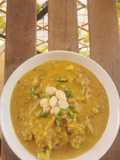 Noodles ❌🌾 al curry cremoso de brócoli