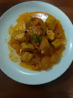 Foto resep Oseng Kikil campur tahu