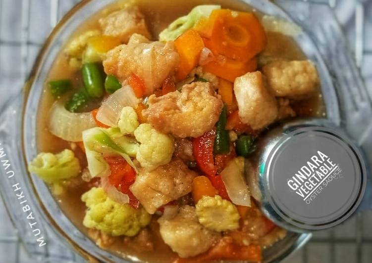 Cara Bikin Gindara Vegetable Oyster Souce, Praktis