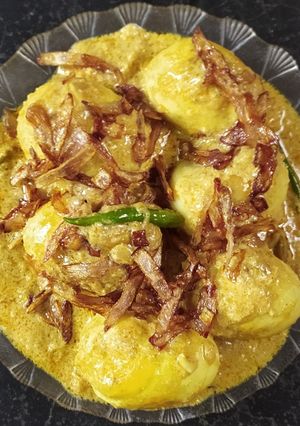 হাঁসের ডিমের কোর্রমা(Haser Dimer Korma Recipe in Bengali) রেসিপির প্রধান ছবি
