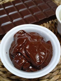 Una foto de Ganache de chocolate