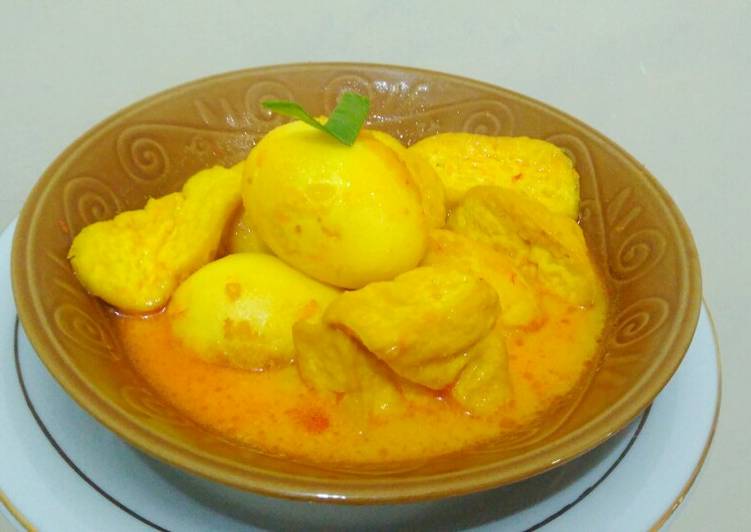 Resep Tahu telur kuah santan kuning oleh Ririn Susanti ...