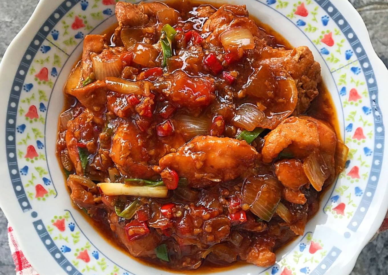 Ayam Rica ala Resto Chinese