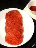 Beetroot Rava Uttapam