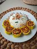 Telur Dadar Abon Gulung