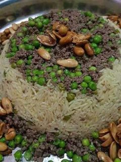 صورة لوصفة رز وبزاليا 😋😍