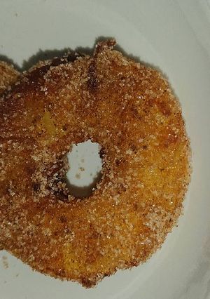 A picture of Cinnamon battered pineapple.