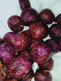 Foto resep Bola bola ubi ungu
