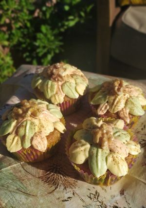 Una foto de Cupcake zanahoria