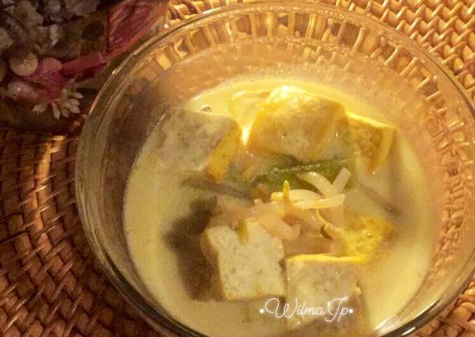 Bagaimana cara memasak Sayur tahu tauge kuah santan dijamin spesial