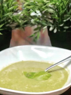 A picture of Healthy Broccoli and Blue Cheese Soup!.