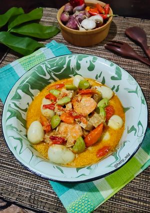 Foto resep Sambal Goreng Udang Tempe & Telur Puyuh