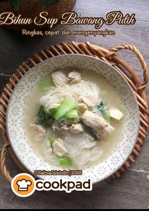 Gambar Bihun Sup Bawang Putih
