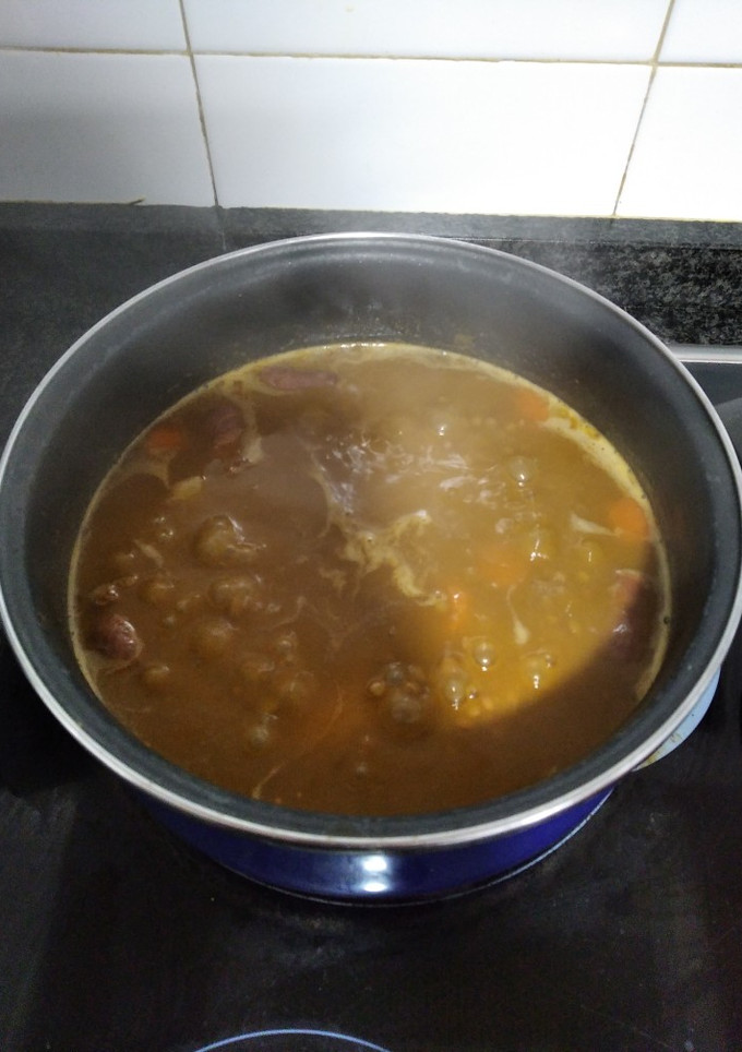 Una foto de Lentejas con chorizo