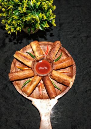 ব্রেড স্প্রিং রোল(Bread spring roll recipe in Bengali) রেসিপির প্রধান ছবি