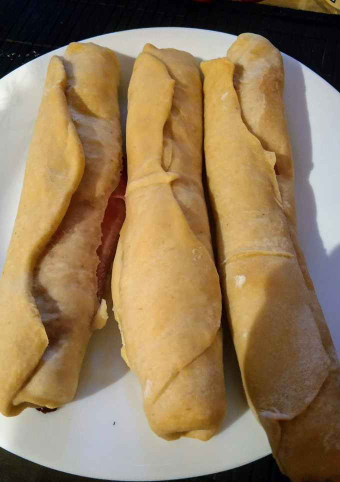 Una foto de Rollitos de jamón cocido y queso