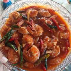 รูปของ Udang asam manis pedas mantab
