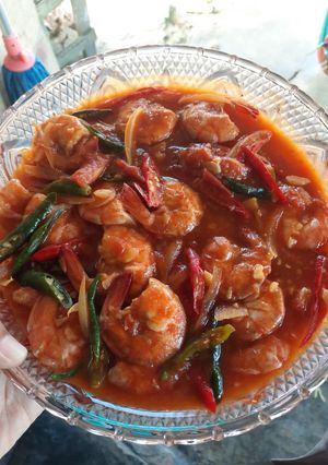 Foto resep Udang asam manis pedas mantab