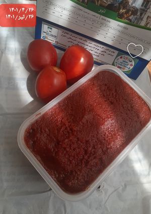 عکسی از دستور رب گوجه
