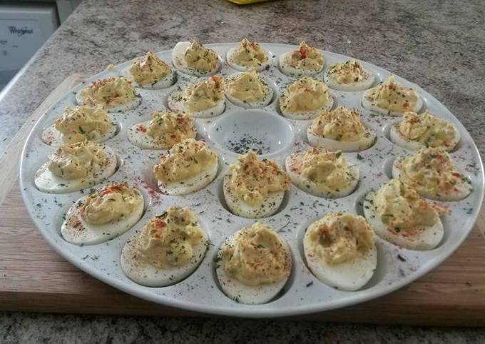 Recipe of Speedy Angel Eggs with Bacon and Jalapenos