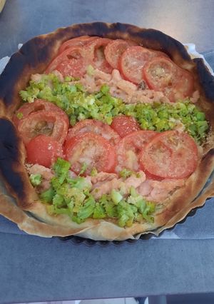 Une photo de Tarte au chou romanesco 🥦