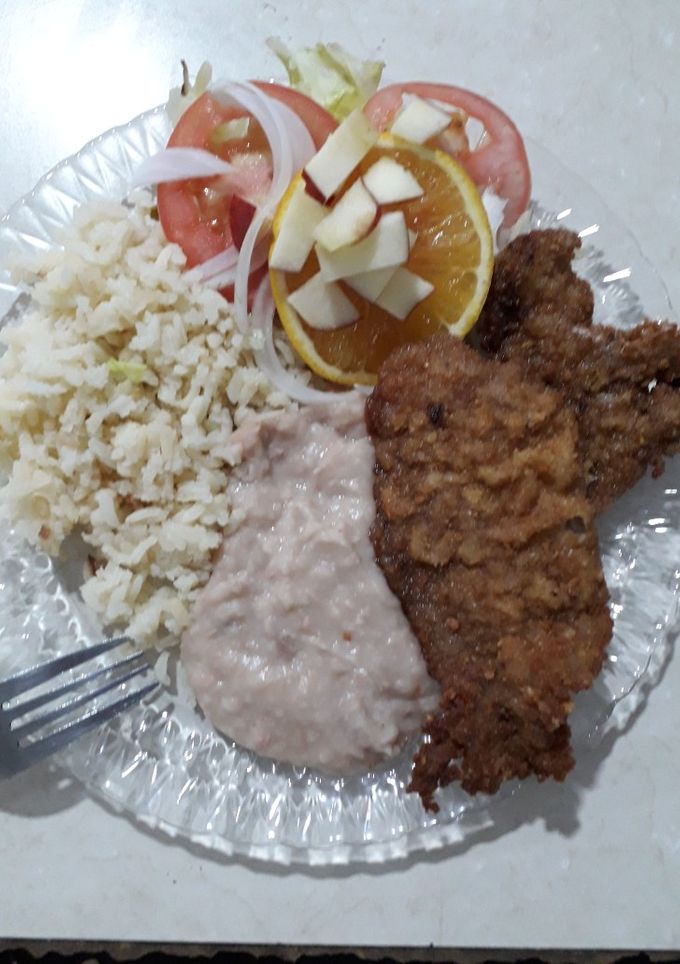 Una foto de 🥩 Milanesa de Res 🐂🥰