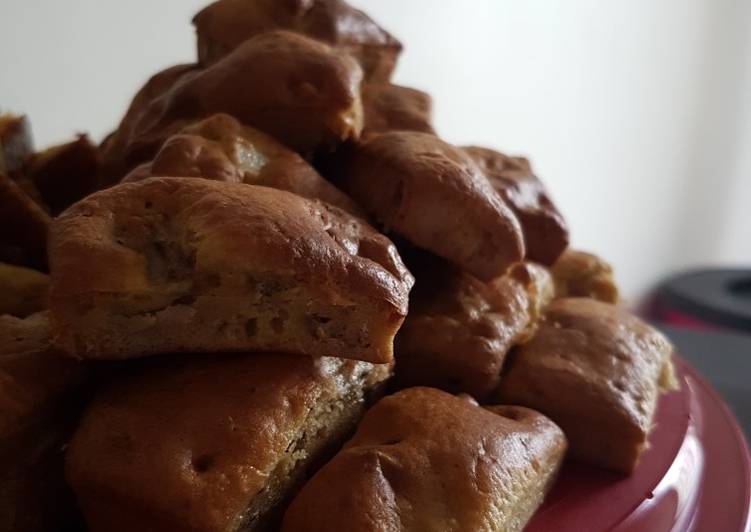 Cake banane, noix et frangipane