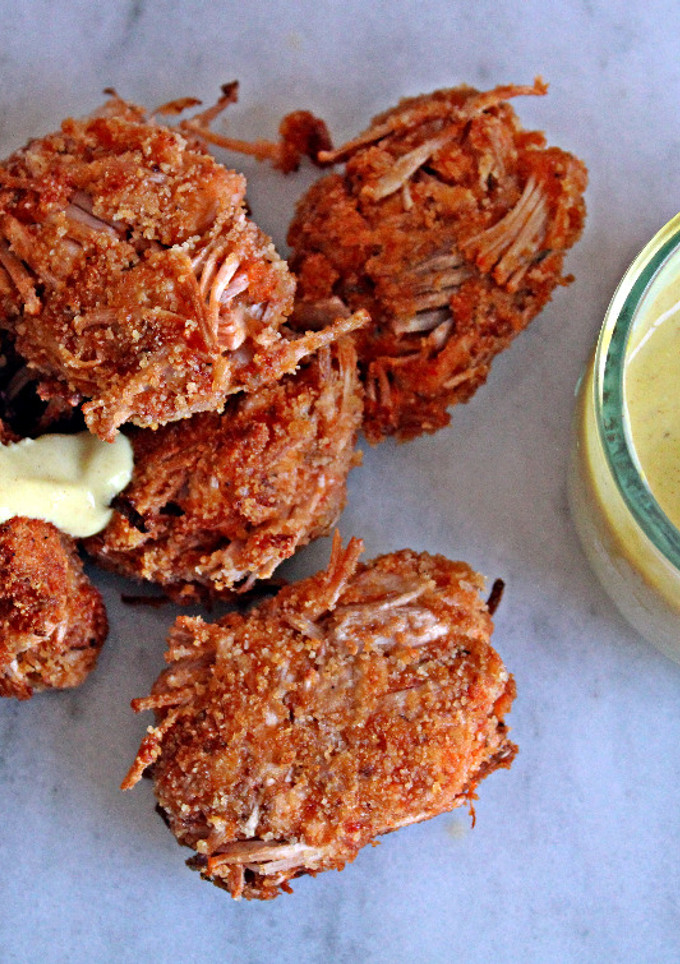 Una foto de Nuggets veganos de Jackfruit