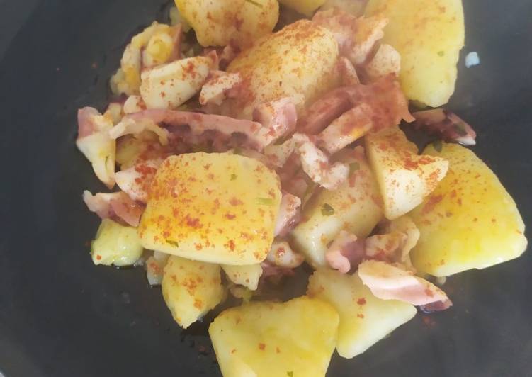 Pulpo con cachelos "A feira"