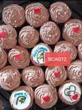 Cupcakes chocolate doble