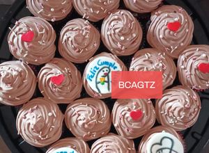 Una foto de Cupcakes chocolate doble