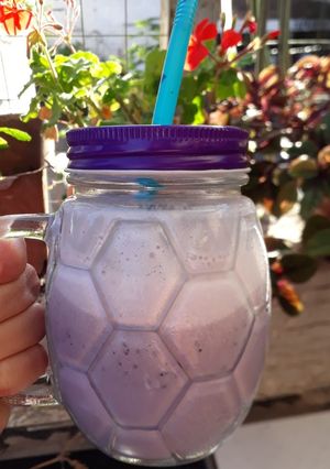 Una foto de Smoothie De Arándanos